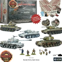 Shop All*Achtung Panzer! - Soviet: Soviet Tank Force - Miniature Marvels: Airplane Models & Painted Dice