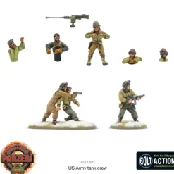 Shop All*Achtung Panzer! - USA: US Army Tank Crew - Miniature Marvels: Airplane Models & Painted Dice