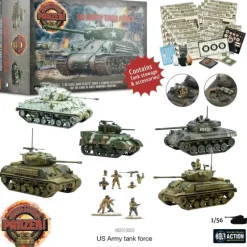 Shop All*Achtung Panzer! - USA: US Army Tank Force - Miniature Marvels: Airplane Models & Painted Dice