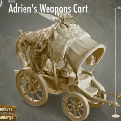 Shop All*Adrien's Weapon Cart - Miniature Marvels: Airplane Models & Painted Dice