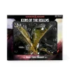 Miniature<Adult Gold Dragon: Premium Figures - D&D Icons of the Realms WZK 96116 - Miniature Marvels: Airplane Models & Painted Dice