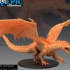 Miniature<Adult Green Dragon - Miniature Marvels: Airplane Models & Painted Dice