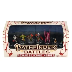 Miniature<Advanced Iconic Heroes: Pathfinder Battles WZK 97527 - Miniature Marvels: Airplane Models & Painted Dice