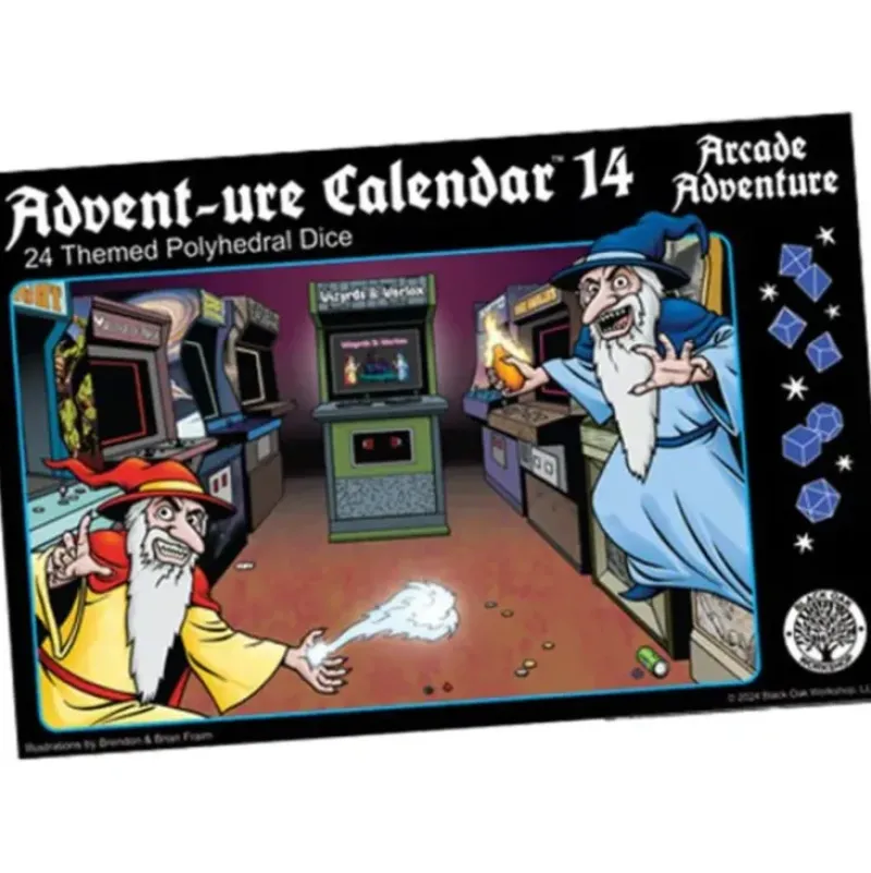 Shop All*Advent-ure Calendar 14: Arcade Adventure - Miniature Marvels: Airplane Models & Painted Dice