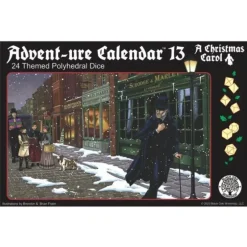 Shop All*Advent-ure Calendar 13: Christmas Carol - Miniature Marvels: Airplane Models & Painted Dice