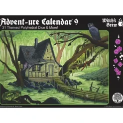 Shop All*Advent-ure Calendar 9: Witch's Brew - Miniature Marvels: Airplane Models & Painted Dice