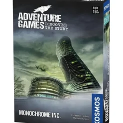 Board Game<Adventure Games: Monochrome Inc. TAK 695132 - Miniature Marvels: Airplane Models & Painted Dice