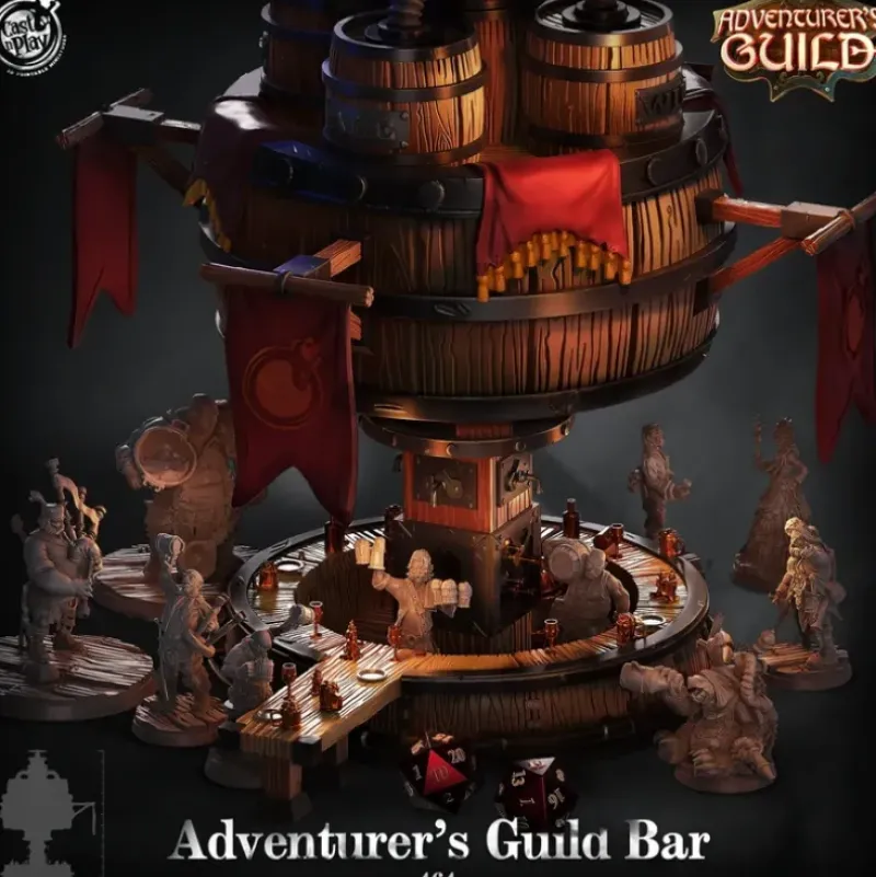 Shop All*Adventurer's Guild Bar - Miniature Marvels: Airplane Models & Painted Dice