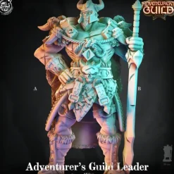 Miniature<Adventurer's Guild Leader - Miniature Marvels: Airplane Models & Painted Dice