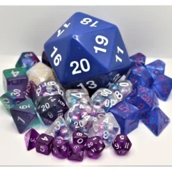 Dice<Adventuring Supplies (Dice Only) - Miniature Marvels: Airplane Models & Painted Dice