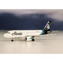 Airplane Model*Aero Classics AC419530 1:400 Alaska Airlines Airbus A319 N530VA - Miniature Marvels: Airplane Models & Painted Dice