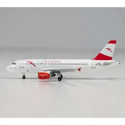 Airplane Model*Aero Classics AC411344 1:400 Austrian Airlines A319 OE-LDE - Miniature Marvels: Airplane Models & Painted Dice