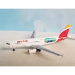 Airplane Model*Aero Classics AC411363 1:400 Iberia A320 EC-ILS - Miniature Marvels: Airplane Models & Painted Dice