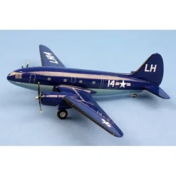 Airplane Model*Aero Classics AC219755 1:400 US Navy Curtis C-46 - Miniature Marvels: Airplane Models & Painted Dice