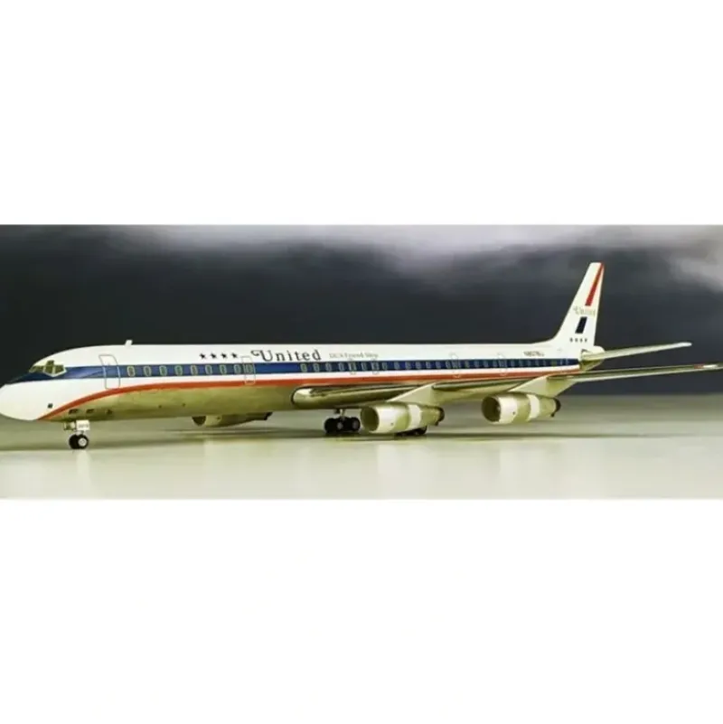 Airplane Model*Aero Classics AC219550A 1:200 United Airlines DC-8-61 N8078U - Miniature Marvels: Airplane Models & Painted Dice