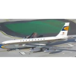 Airplane Model*AeroClassics 1:200 Lufthansa Boeing 720-030 D-ABOH "Delivery Scheme" - Miniature Marvels: Airplane Models & Painted Dice