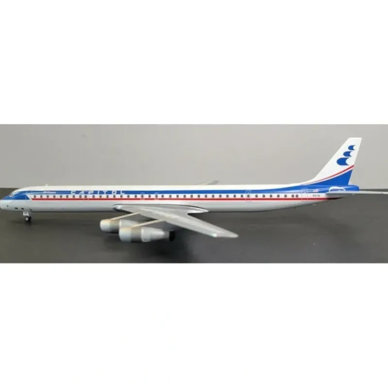 Airplane Model*AeroClassics AC219908 1:200 Capitol Douglas DC-8-30 N8766 - Miniature Marvels: Airplane Models & Painted Dice