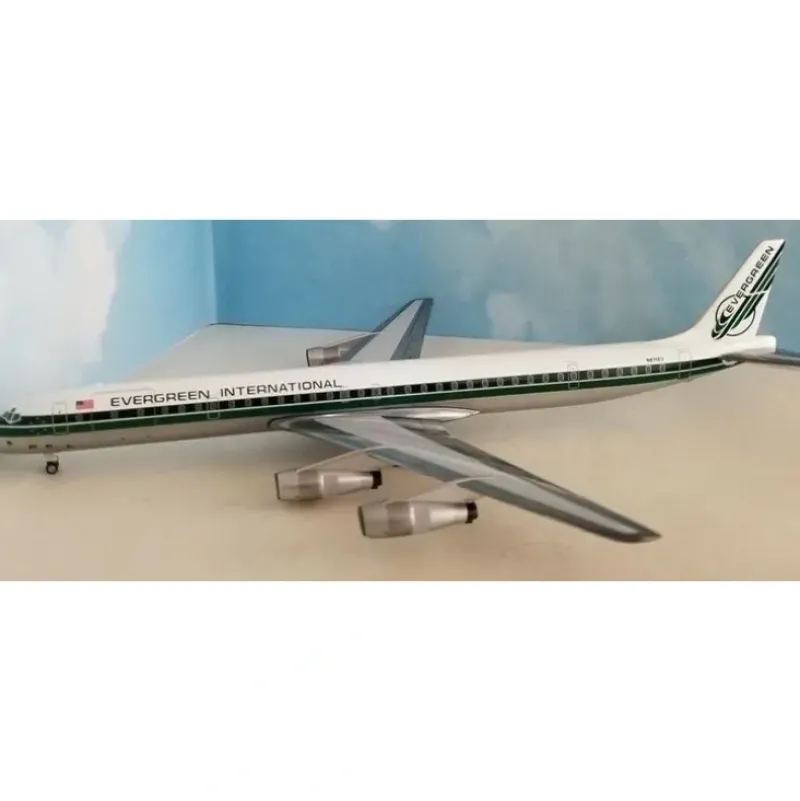 Airplane Model*AeroClassics AC219909 1:200 Evergreen International Douglas DC-8-30 N810EV - Miniature Marvels: Airplane Models & Painted Dice
