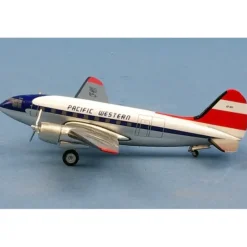 Airplane Model*AeroClassics CF-HYI 1:400 Pacific Western Curtiss C-46 - Miniature Marvels: Airplane Models & Painted Dice