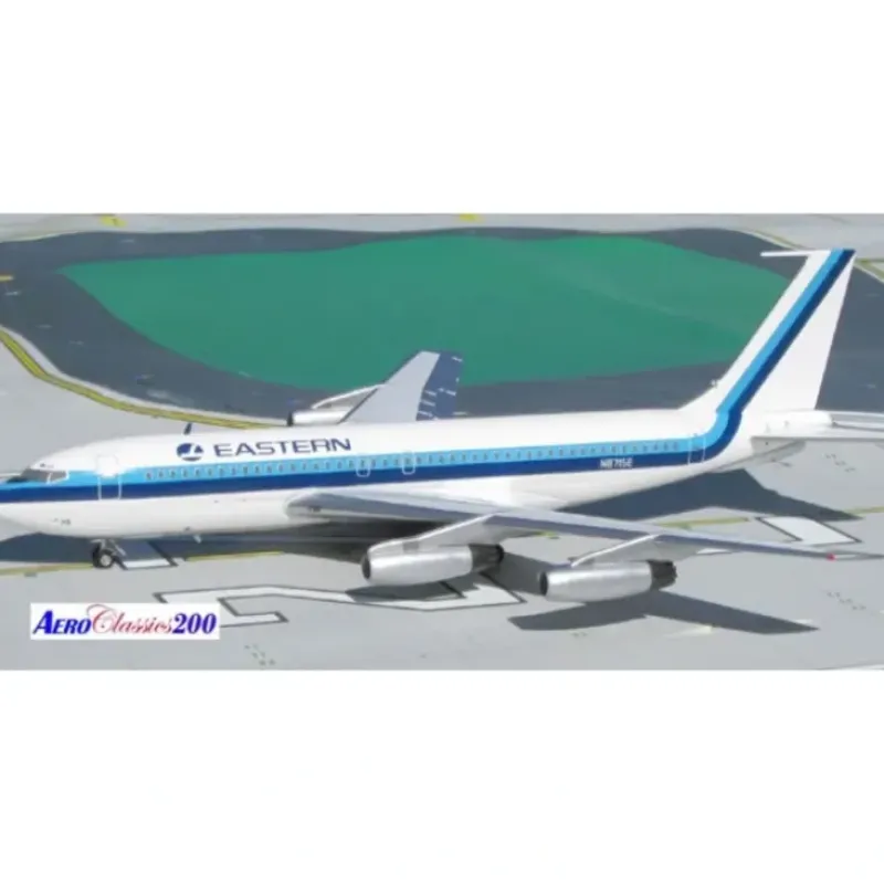 Airplane Model*AeroClassics N8715E 1:200 Eastern Airlines Boeing 720 N8715E - Miniature Marvels: Airplane Models & Painted Dice