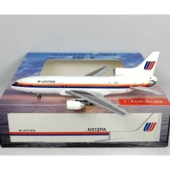 Airplane Model*AeroClassics N512PA 1:400 United L-1011 N512PA - Miniature Marvels: Airplane Models & Painted Dice