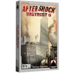 Board Game<Aftershock: District 6 SHG 3007 - Miniature Marvels: Airplane Models & Painted Dice