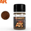 Paint<AFV Series: Dark Earth Pigment LTG AK-081 - Miniature Marvels: Airplane Models & Painted Dice