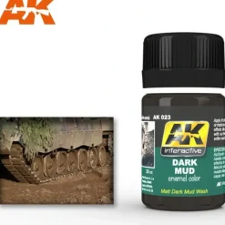 Paint<AFV Series: Dark Mud Effect LTG AK-023 - Miniature Marvels: Airplane Models & Painted Dice