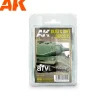 Paint<AFV Series: Dust and Dirt Deposits Weathering Set LTG AK-4060 - Miniature Marvels: Airplane Models & Painted Dice