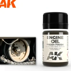 Paint<AFV Series: Fresh Engine Oil LTG AK-084 - Miniature Marvels: Airplane Models & Painted Dice