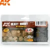 Paint<AFV Series: Heavy Muddy Set LTG AK-077 - Miniature Marvels: Airplane Models & Painted Dice