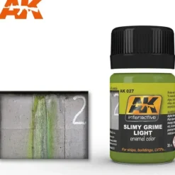 Paint<AFV Series: Slimy Grime Light LTG AK-027 - Miniature Marvels: Airplane Models & Painted Dice