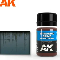 Paint<AFV Series: Streaking Grime for Panzer Grey LTG AK-069 - Miniature Marvels: Airplane Models & Painted Dice