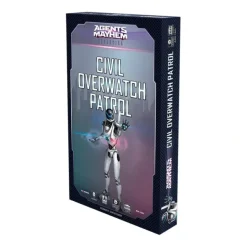 Board Game<Agents of Mayhem: Civil Overwatch Patrol Expansion AYG AOA1030 - Miniature Marvels: Airplane Models & Painted Dice