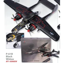Airplane Model*Air Force 1 AF1-0090EW 1:72 P-61B "Midnight Madness" 548th Night Fighter Squadron - Miniature Marvels: Airplane Models & Painted Dice