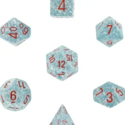 Dice<Air: Speckled Polyhedral Dice Set (7's) CHX 25300 - Miniature Marvels: Airplane Models & Painted Dice