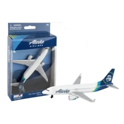 Airplane Model*Alaska Airlines Single Plane New Livery - Miniature Marvels: Airplane Models & Painted Dice