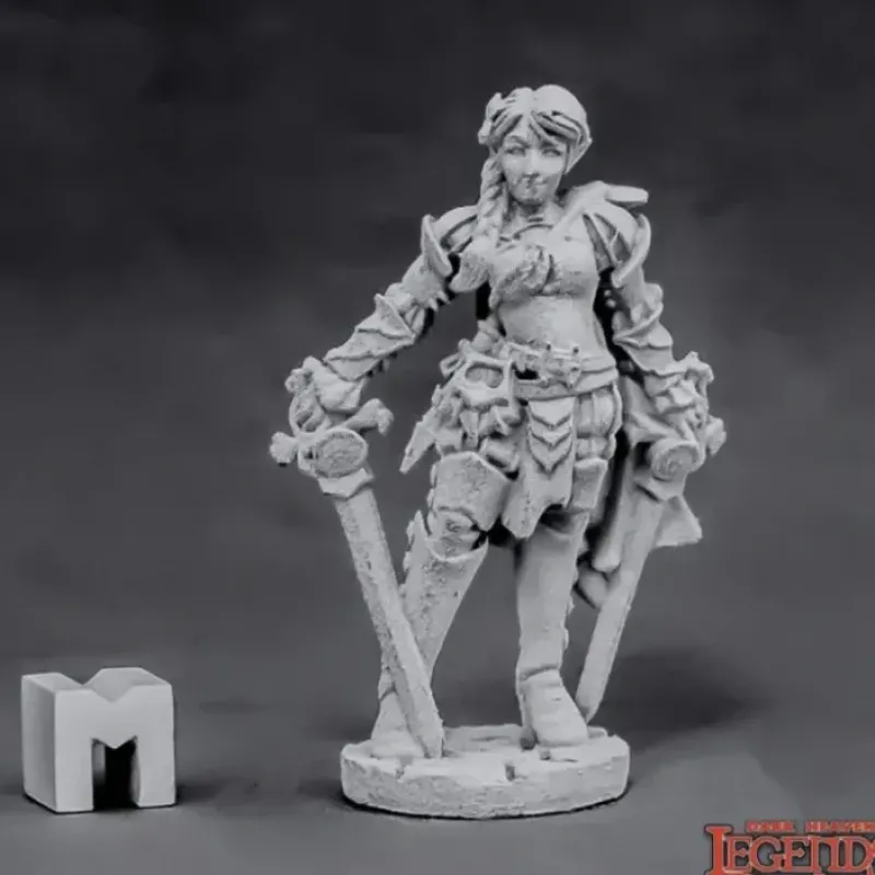 Miniature<Aletheia Edair, Duelist: Dark Heaven Legends RPR 03867 - Miniature Marvels: Airplane Models & Painted Dice