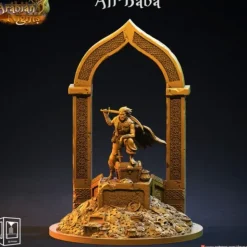 Miniature<Ali-Baba - Miniature Marvels: Airplane Models & Painted Dice