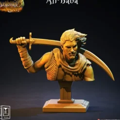 Shop All*Ali-Baba Bust - Miniature Marvels: Airplane Models & Painted Dice