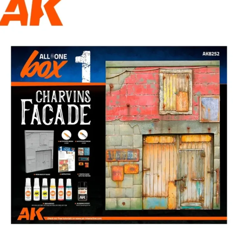 Shop All*All In One Set -Box 1 - Charvins Facade LTG AK-8252 - Miniature Marvels: Airplane Models & Painted Dice
