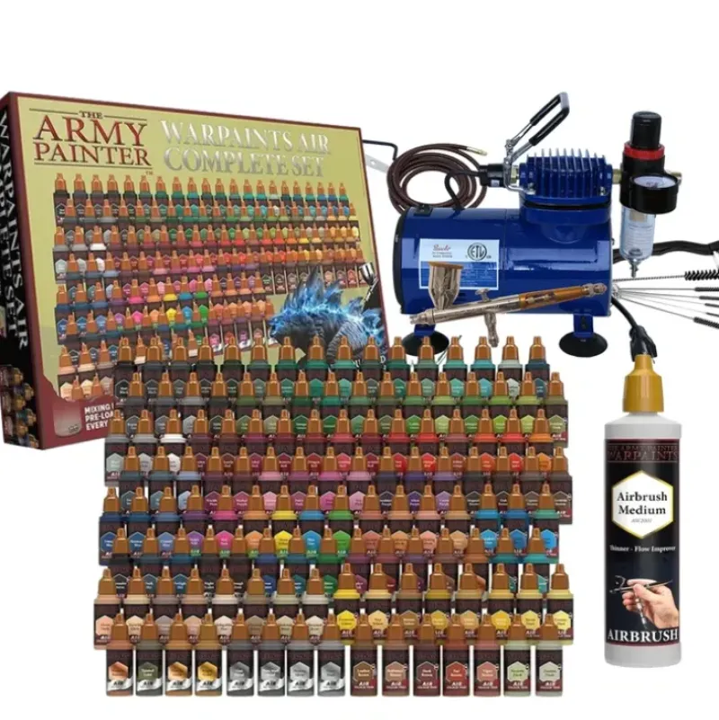 Shop All*All-In Complete Airbrushing Bundle - Miniature Marvels: Airplane Models & Painted Dice