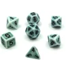 Shop All*Ancient Pine Dice w/Black Numbers - Miniature Marvels: Airplane Models & Painted Dice