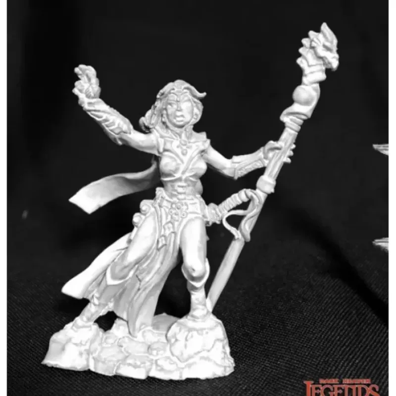 Miniature<Andriessa, Female Wizard: Dark Heaven Legends RPR 03734 - Miniature Marvels: Airplane Models & Painted Dice
