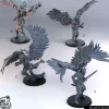 Miniature<Angel Warriors - Miniature Marvels: Airplane Models & Painted Dice