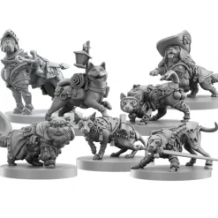 Shop All*Animal Adventures RPG: Starter Set - Miniature Marvels: Airplane Models & Painted Dice