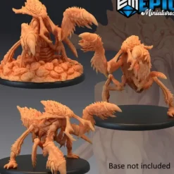 Miniature<Ankheg - Miniature Marvels: Airplane Models & Painted Dice