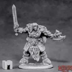 Miniature<Ankoa, Barbarian Hero: Dark Heaven Legends RPR 03869 - Miniature Marvels: Airplane Models & Painted Dice