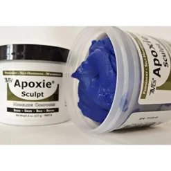 Shop All*Apoxie Sculpt - 2 Part Modeling Compound (A & B) - 1 Pound, Blue - Miniature Marvels: Airplane Models & Painted Dice