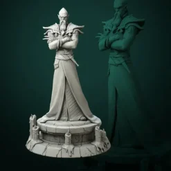Miniature<Archmage Zondar Valis 32mm - Miniature Marvels: Airplane Models & Painted Dice